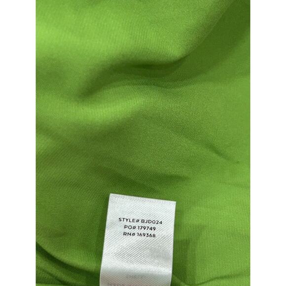 NWT Lulus Womens Cocktail Maxi Dress Sleeveless Ruffle Tiered Lace Green Size L - Picture 9 of 10